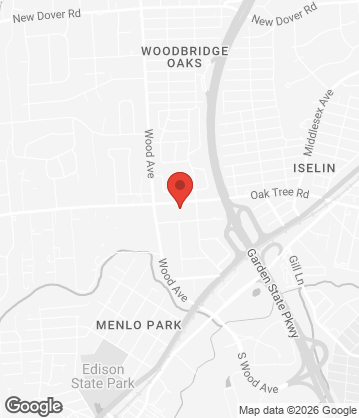 Map of Rasoi Restaurant - 1567 Oak Tree Rd, Woodbridge Township, NJ, 08830, US